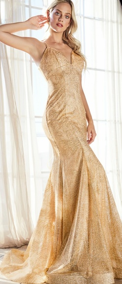 LONG GLITTER PRINT gold,blue,red,or green, formal evening gown mermaid - Picture 1 of 7